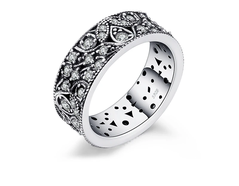 Jewelrypalace стерлингового серебра 925 Hollow oOut цветок заявление кольцо