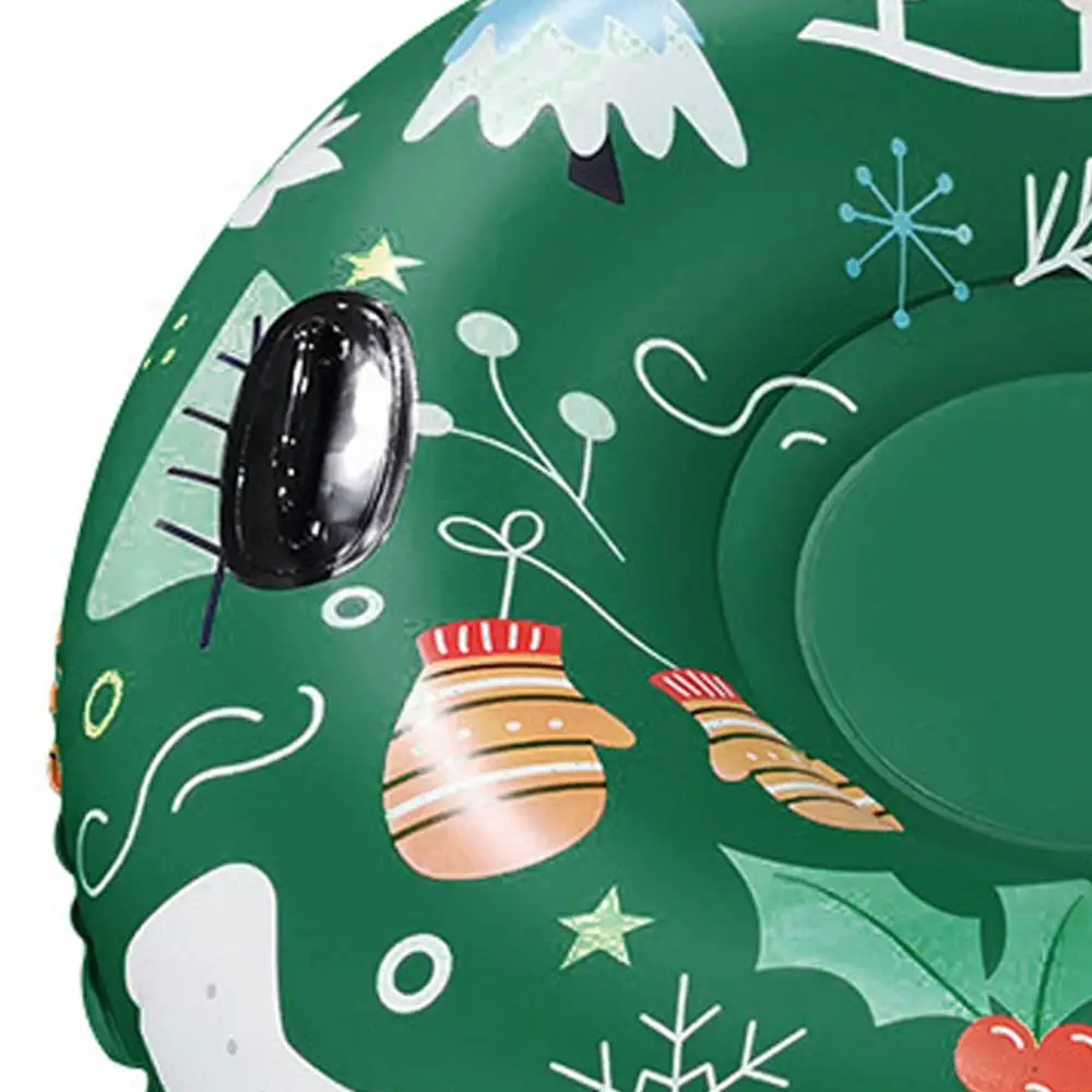 Сверхмощный рождественский стиль утолщенный холодностойкий надувной сани для