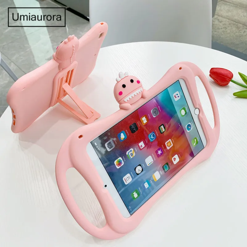 Детский чехол для iPad Air4 10 9 7 2018 2017 2 8th 7th Gen Air милый мультяшный Mini 1 3 4 5 силиконовый с