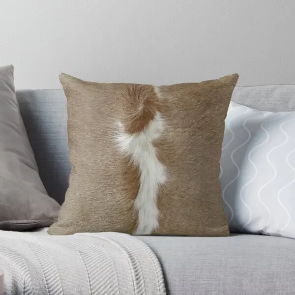 

A Patch of Cowhide Throw Pillow Cover Print Pillow Case Waist Cushion Cover Wedding Bed Decor