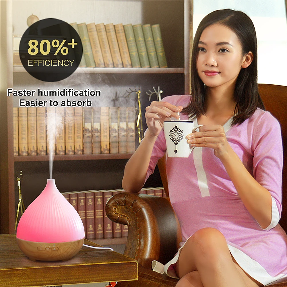 

Cool Mist Humidifier Ultrasonic Aroma Essential Oil Diffuser for Office Home Yoga Spa controlled by Alexa echo or smartphone