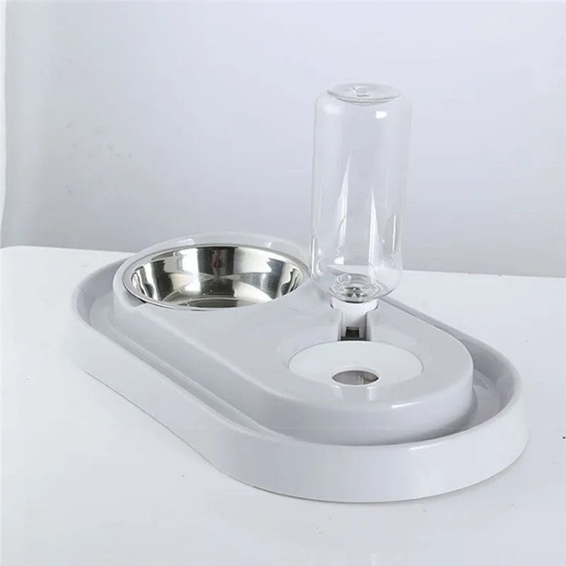 Автоматическая кормушка для домашних животных двойного назначения пластиковая