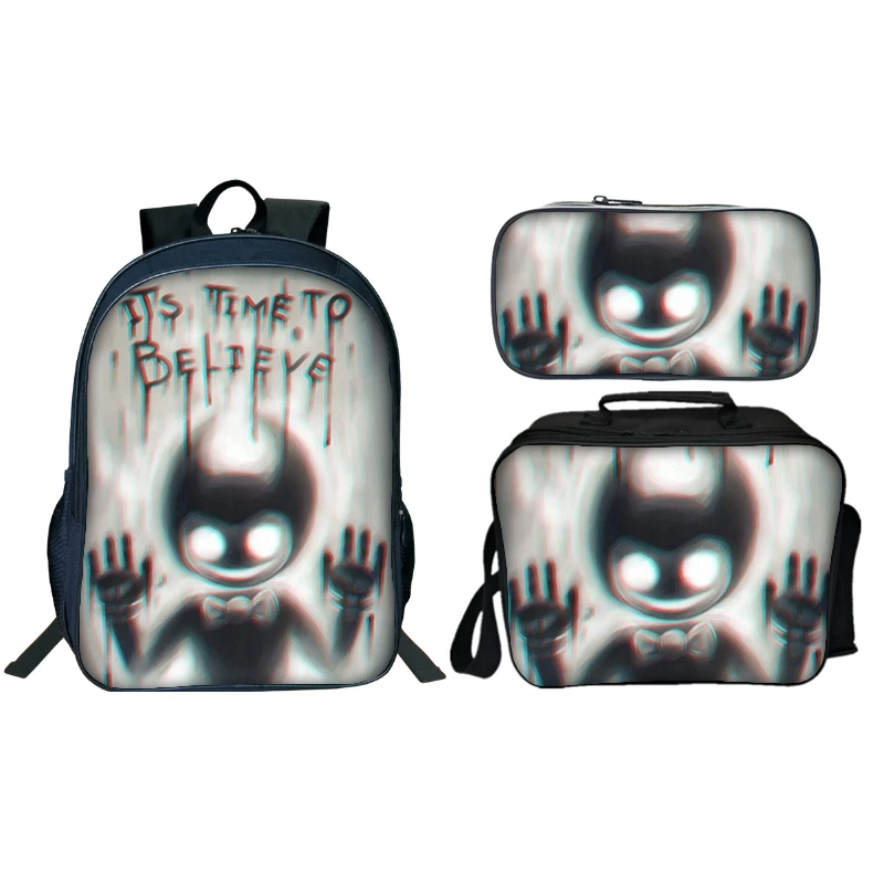 2020 Новая мода 3 шт./компл. Бенди и чернильная машина набор рюкзаков для мальчиков