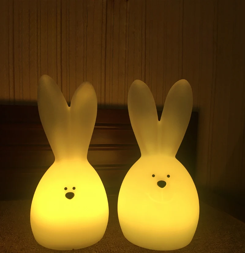 

Baby Bedside Night Lamp Bedroom Decoration Desk Lamps Decor for Room Table Bed Light Wedding Children's Night Light Rabbit Lamp