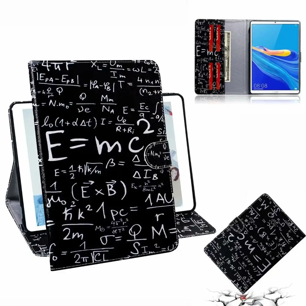 Чехол для планшета Huawei Mediapad M6 8 4 дюйма Модный Цветной чехол-подставка из