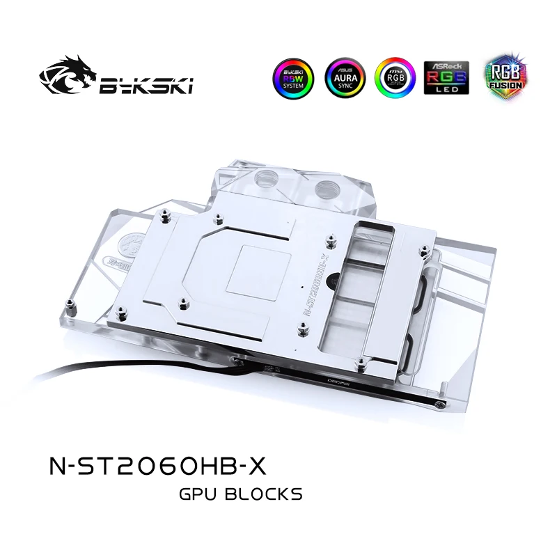 Bykski N-ST2060HB-X Full Cover Graphics Card Water Cooling Block For Zotac RTX2060-6GD6 OC HB/GTX1660Ti-6GD6 HA | Компьютеры и офис