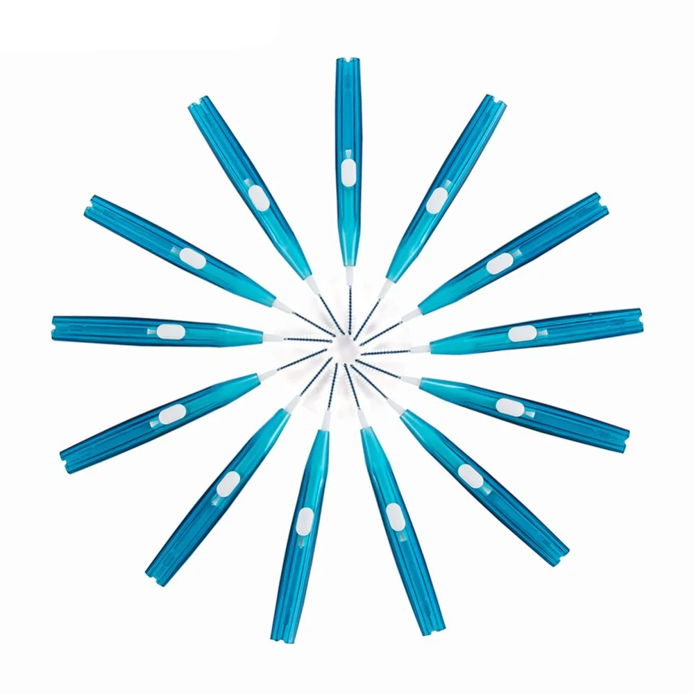 10/20Pcs/Pack Push-Pull Interdental Brush Gum Tooth Orthodontic Wire Toothbrush Oral Care Toothpick | Красота и здоровье