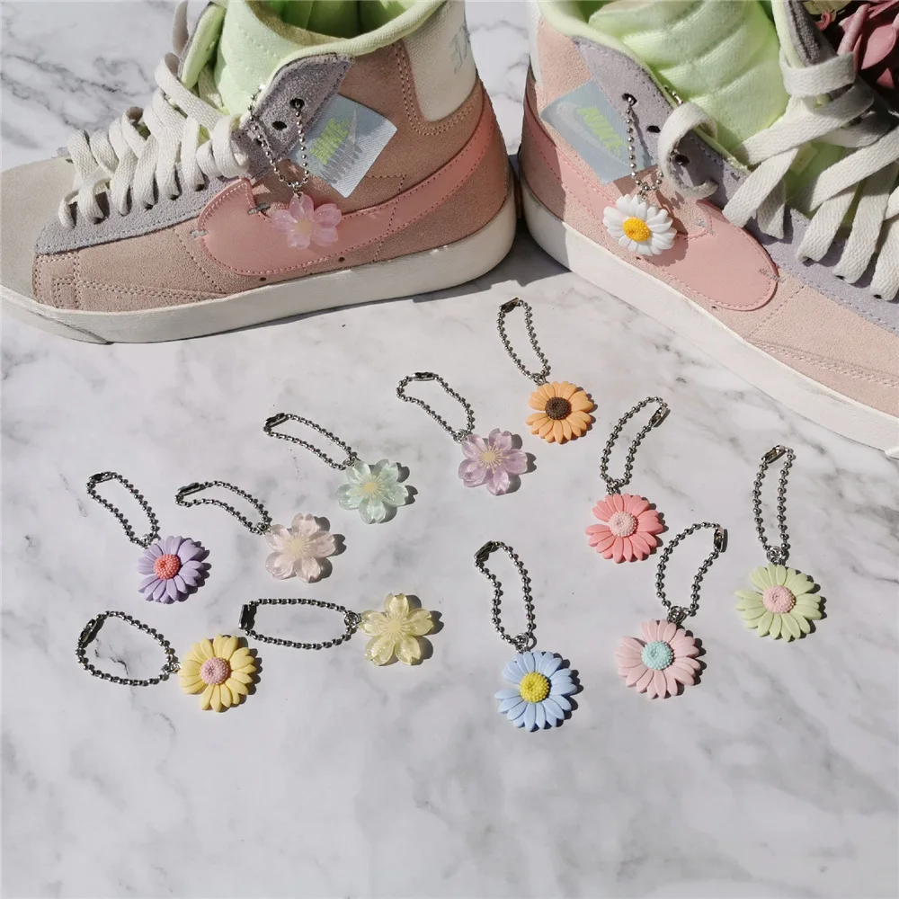 1PCS DIY Flowers Shoe Chain Decoration Girls And Children Shoes Accessories Trend Creative Shoelace Decorative Shoes Accessories