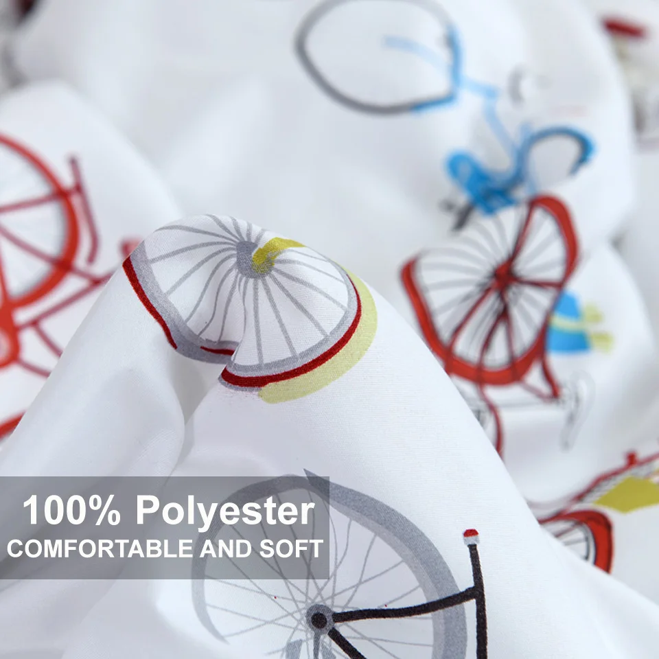 Комплект постельного белья королевского размера с динозавром Белый детский