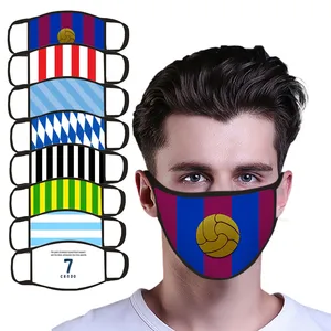 1 шт., модные многоразовые губчатые маски для рта, унисекс, дышащие противопыльные защитные маски для лица