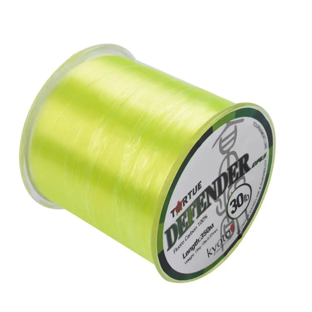 500 метров сырой шелк флуоресцентная желтая рыболовная леска супер Натяжная