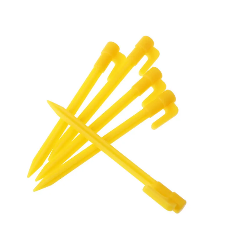 10 шт./компл. палатка ногтей Пластик открытый Туристическое оборудование Палатки