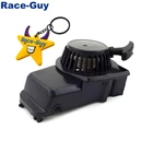 Черный пластиковый Тяговый стартер возвратной пружины для 2-х тактный 47cc 49cc мини Moto карманный велосипед грязи ATV Quad 4 Wheeler