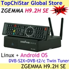 Цифровой спутниковый ресивер ZGEMMA H9.2H SE Linux, ОС Android, Enigma2, 4K UHD, DVB-S2X + DVB-T2C, двойной тюнер с Wi-Fi, внутренняя версия