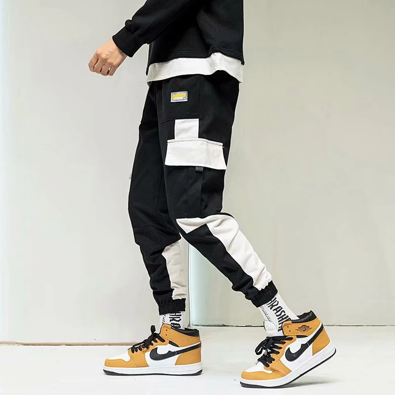 Шаровары Jogger Брюки мужские 2020 уличные брюки карго Мужские Модные Карманы штаны