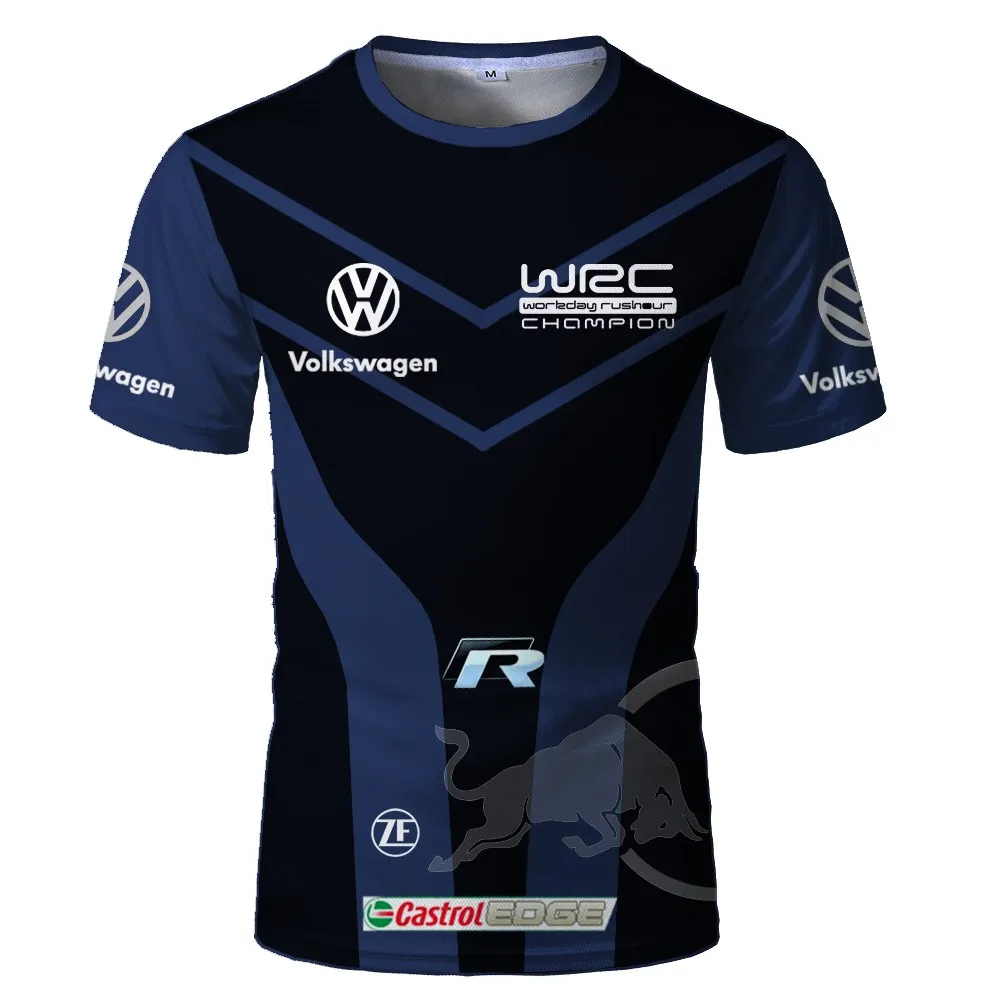 

Men'S Summer 3d Printing T-Shirt Car Logo Sports T-Shirt Casual Rally Racing Top Oversized Breathablerta, novedad de verano 2021