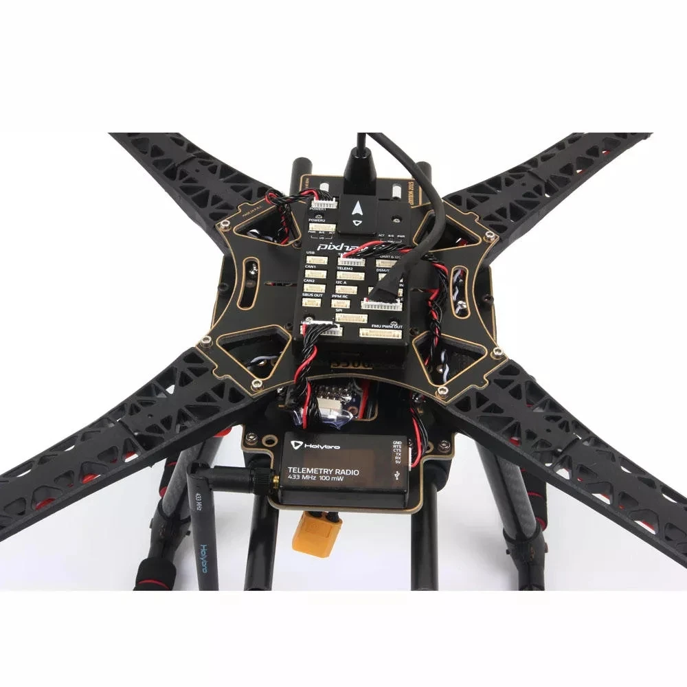 

Holybro S500 V2 Frame Pixhawk 4 FC 433/915MHz Telemetry Radio 2216 880KV Brushless Motor 1045 Propeller Kit Combo