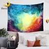 BlessLiving Space Tapestry Wall Hanging Galaxy Wall Carpet Cosmic Night Sky Sheets Watercolor Sheet Home Decor Custom Tapestry 1