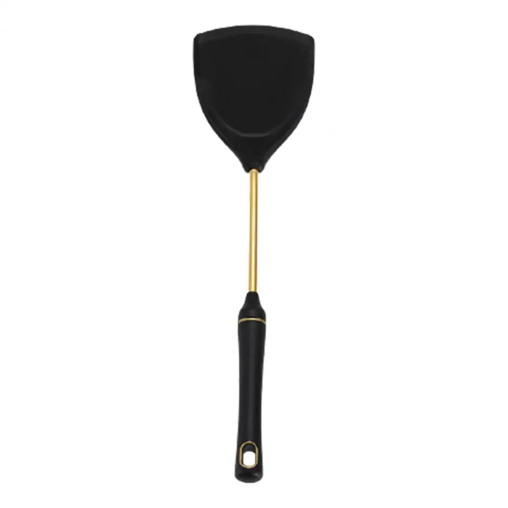 

Pretty Wok Shovel with Handle Silicone Spatula Ergonomically Designed Cooking Spatula