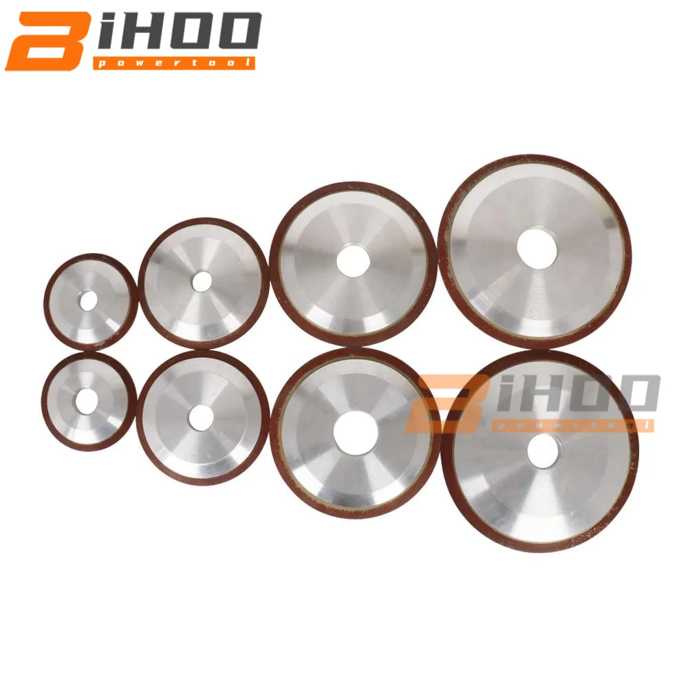 

75/80/100/125mm Diamond Grinding Wheel Grinder Circle Disc for Tungsten Steel Carbide Metal Milling Tool Sharper Tips 150Grit