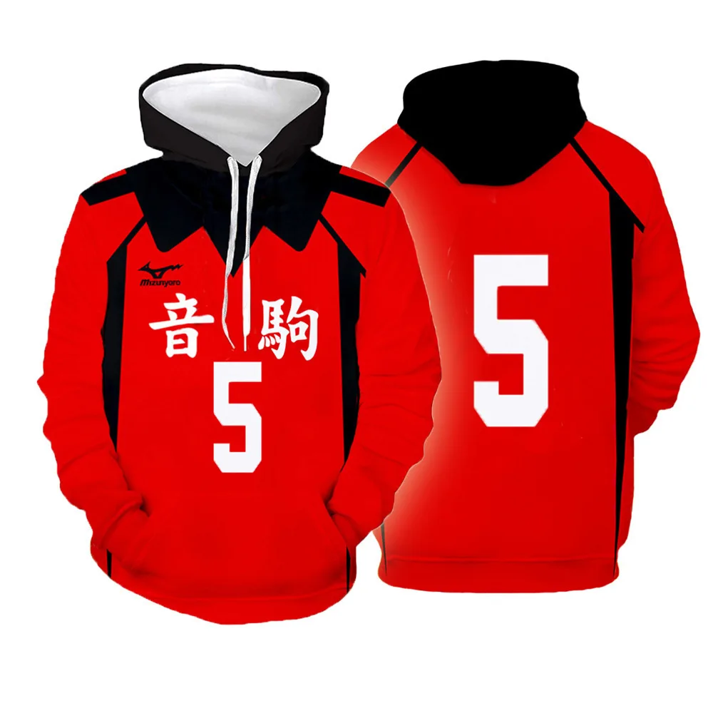 

COFUN Young Haikyuu!! Manga Bokuto Koutarou Harajuku Hinata Shouyou Hooded Sweatshirt 3D Casual Adult Kids Pullovers hoodie