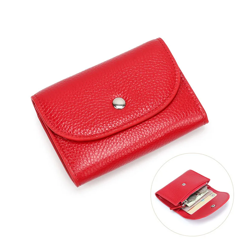 

Women Wallets Small Genuine Leather Purse Women Card Bag Clutch Female Purse Money Clip Wallet Coin Bag Feminine Short Purse