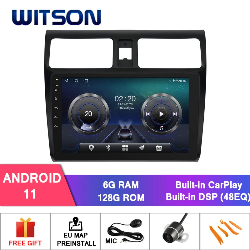 

WITSON Android 11 CAR DVD SYSTEM for SUZUKI SWIFT 2005-2012 Car Multimedia Player Stereo AutoAudio GPS Navigation DVD Video