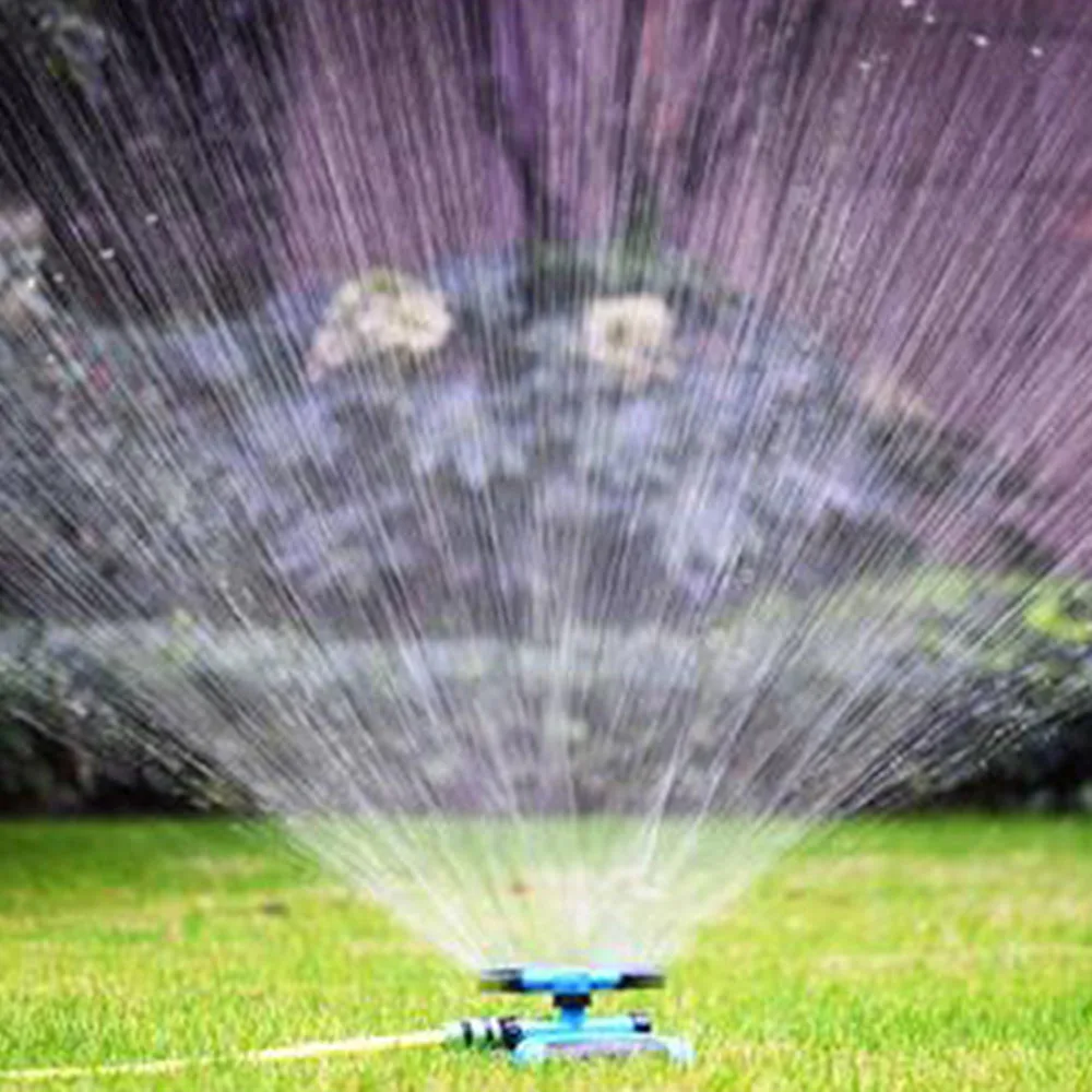 

360 Degree Automatic Garden Sprinklers Watering Grass Lawn Rotary Nozzle Rotating Water Sprinkler System Garden Supplies