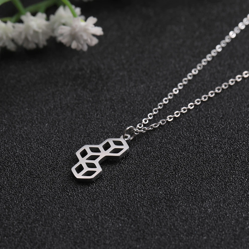 Кулон COOLTIME из нержавеющей стали модное ожерелье аксессуары трендовые сотовые