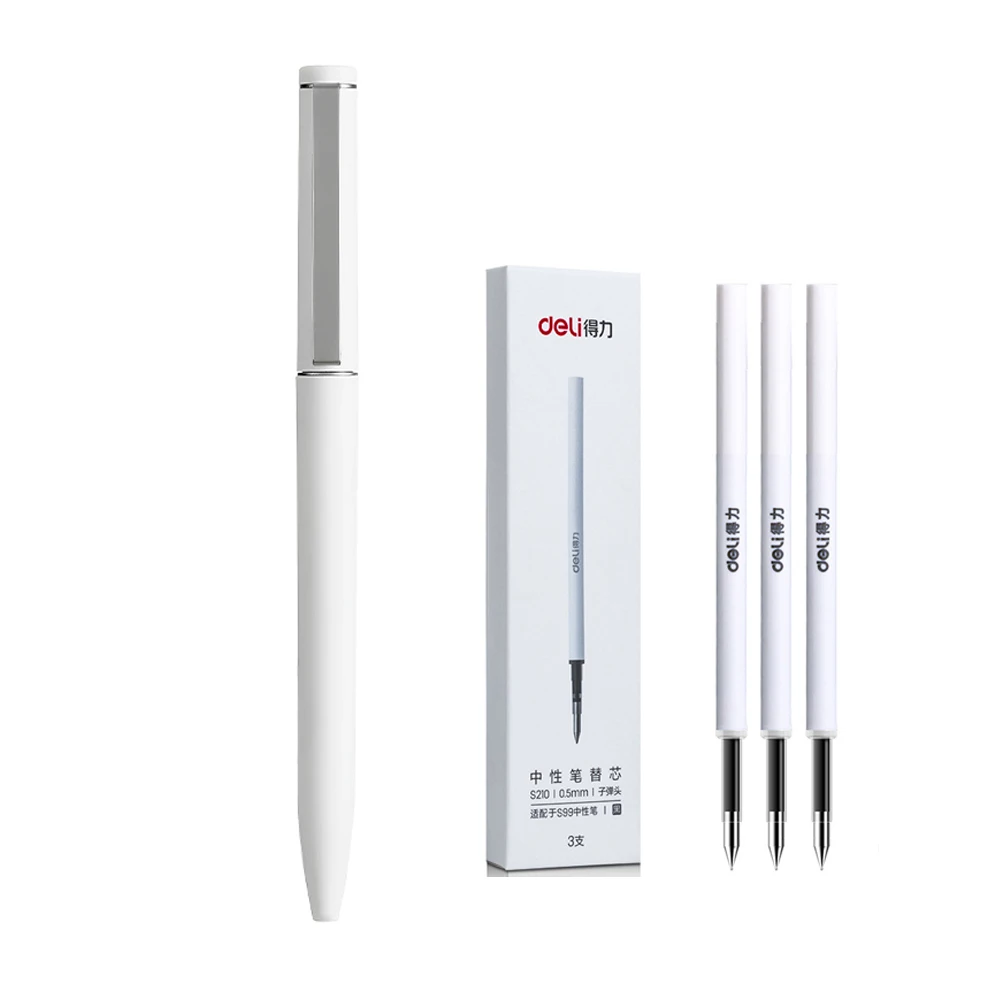 

Comix Sign Pen with Refill for Xiaomi Mi Sign Pen 0.5MM Gel Pen Rolling Roller Black Blue Ink Signing Pens for Business