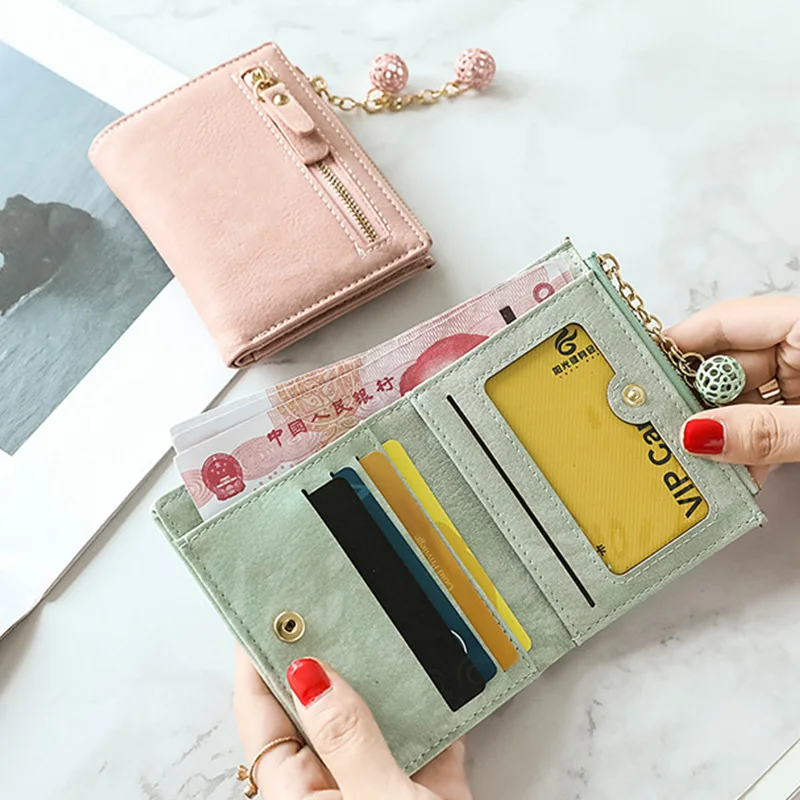 Aosbos Женский кошелек для мелочи из искусственной кожи модные короткие кошельки