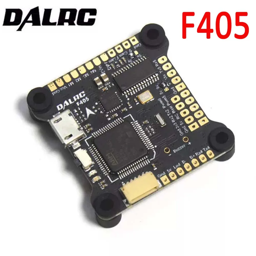 Полетный контроллер DALRC F405 F4 ler MPU6000 Gyro Встроенный OSD 9 В/3A BEC для FPV Freestyle Racing Drone |