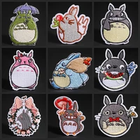 cartoon totoro clothing patches boys and girls coats backpack diy ironing decoration sticker cute animals badge