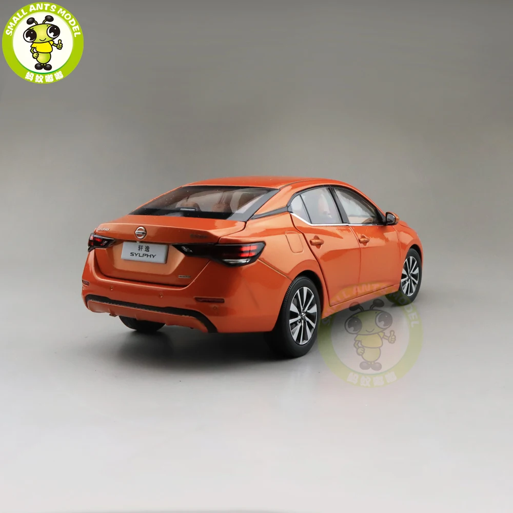1/18 Nissan SYLPHY автомобиль из литого металла модель игрушки Дети Подарки для мальчиков и девочек оранжевый