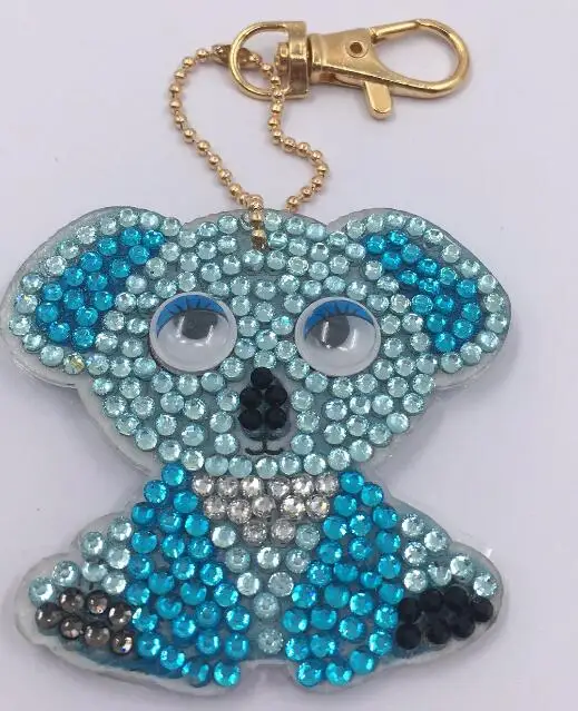 Keychain 64 страниц Алмазный альбом для рисования DIY Павлин Алмаз особенной формы вышивка крестиком A5 блокнот дневник Книга - Цвет: Keychain