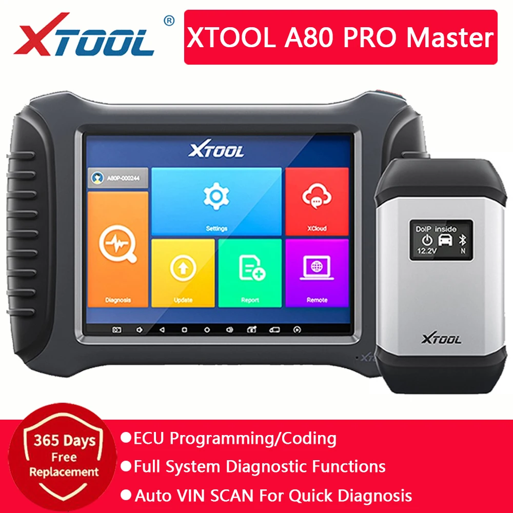 

OBD2 автомобиль все системы диагностики инструменты XTOOL A80 PRO Master J2534 программатор ЭБУ кодирование Авто VIN сканирование для Ford для VW бесплатное ...