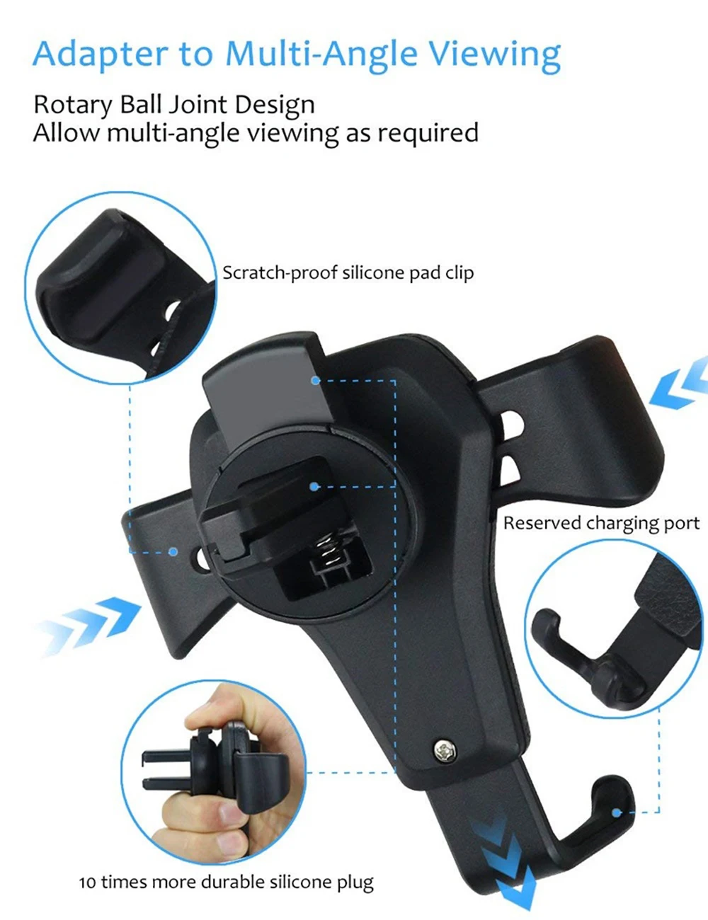 Крепление на вентиляционное отверстие подставка Мобильный держатель для skoda octavia