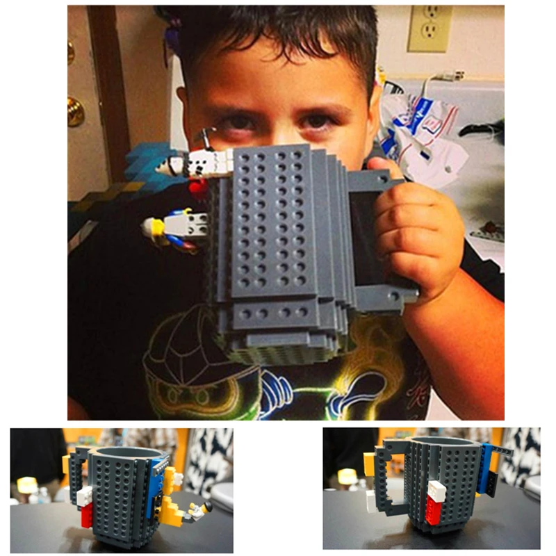 Творческий Кофе кружка на основе кирпичной Тип строительные блоки чашка