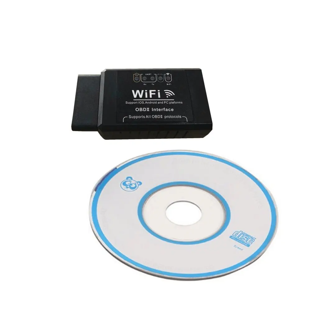 ELM327 беспроводной Wifi OBD2 OBDII сканер Авто Диагностический двигатель инструмент
