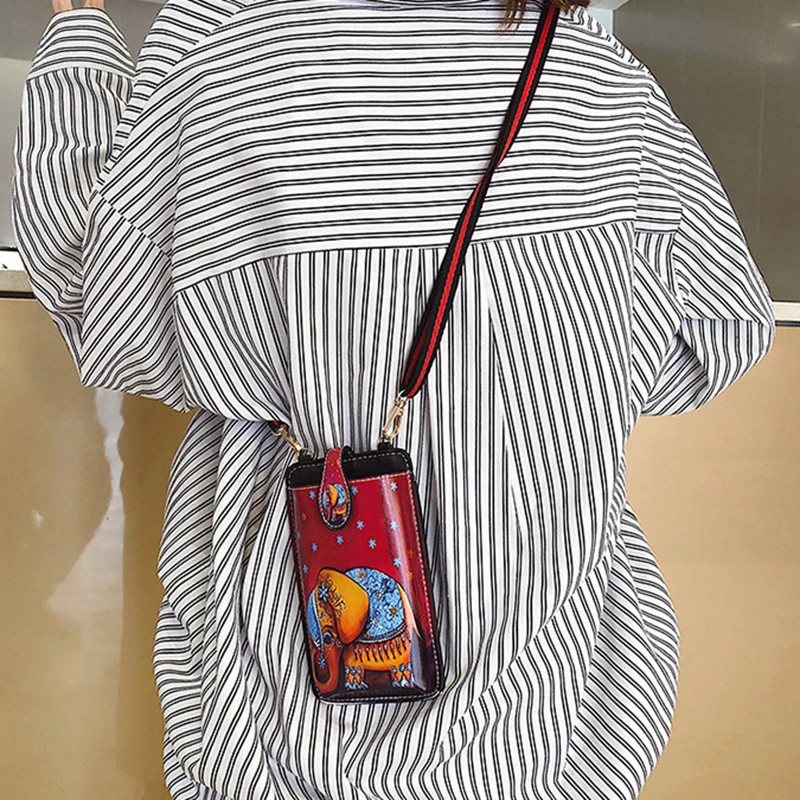 2020 новинка универсальный кошелек для карт наплечный ремень искусственная кожа