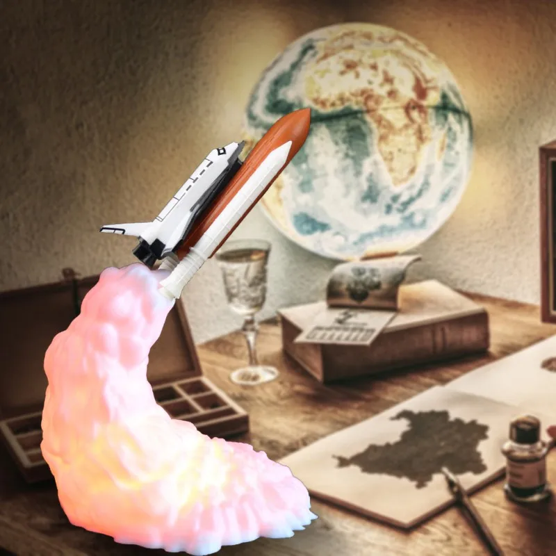 Декоративные светодиодные лампы креативные интересные 3D печать космический