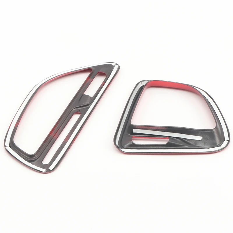 

Fit for Dodge Challenger 2015-2019 ABS Front Side Air Vent Outlet Sticker Trim 2pcs Car Interior Accessories Left Hand Only