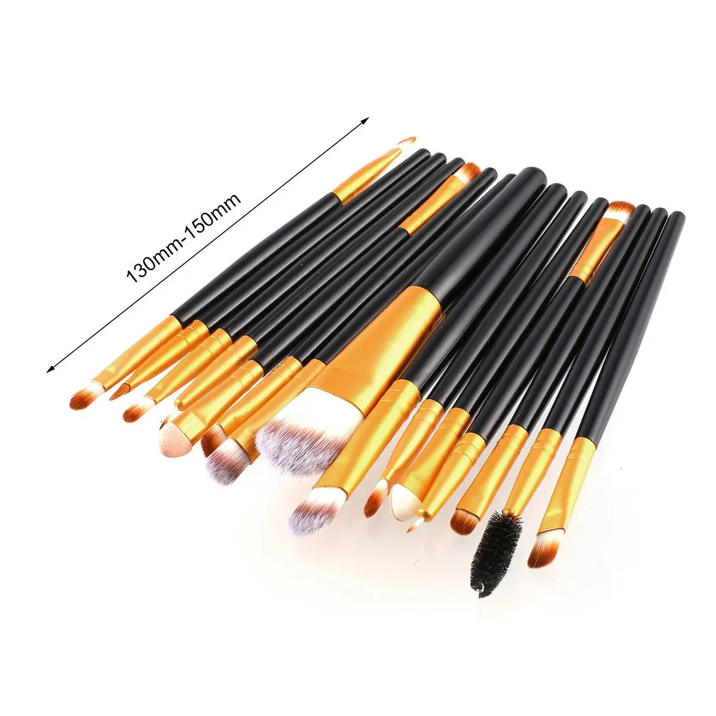 

Buyit15pcs/set Makeup Brushes Sets Kit Eyelash Lip Powder Eye Shadow Brow Eyeliner Cosmetic Make Up Brush Beauty Tool