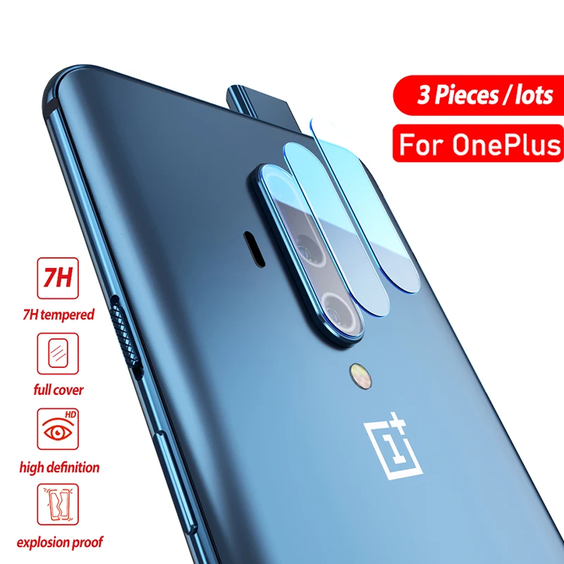Прозрачное закаленное стекло для объектива камеры OnePlus 7t Pro 6T 6 5T 5 защитная пленка