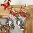Рождественские украшения для носков, новый год 2021