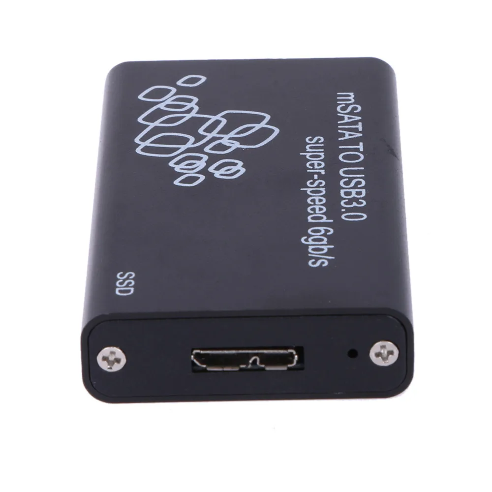Корпус для жесткого диска mSATA к USB 3 0 SSD внешний корпус HDD Mini чехол msata ssd с кабелем