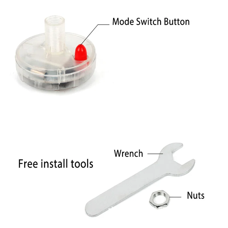 4 модели автомобилей Водонепроницаемый солнечной энергии колеса светильник