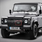 Логотип гоночного гриля для автомобиля Land Rover Defender Solihull Англия 1948-2015 значок передняя решетка металлическая эмблема аксессуары