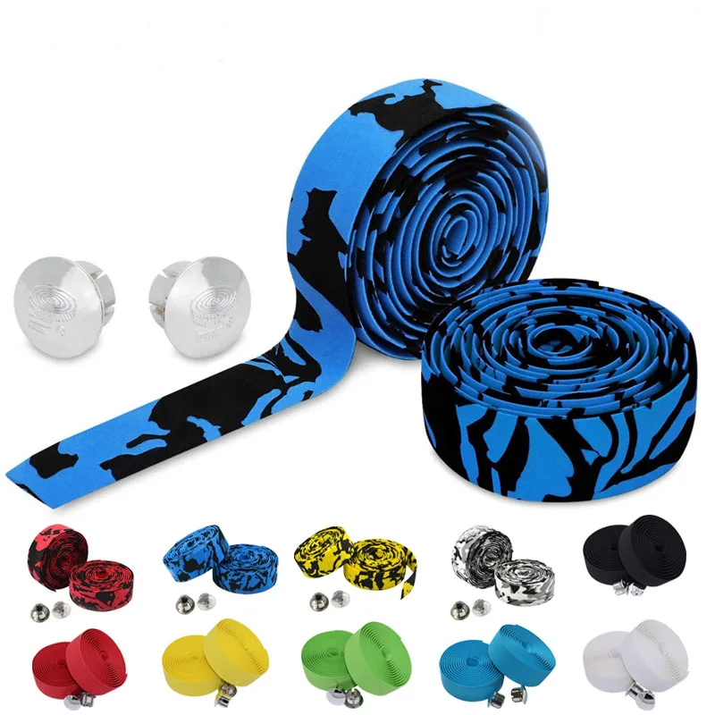 2 шт. в упаковке лента для руля Roadbike пробковые ручки камуфляжный ремень