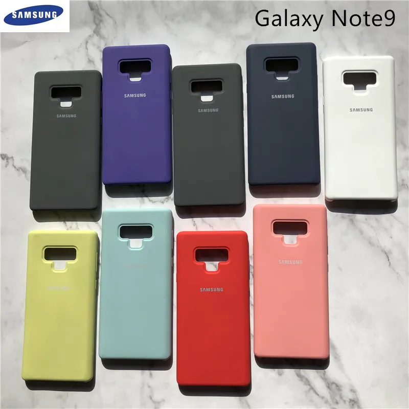 Чехол для Samsung Galaxy Note 9 из жидкого силикона ТПУ шелковистый мягкий на ощупь чехол
